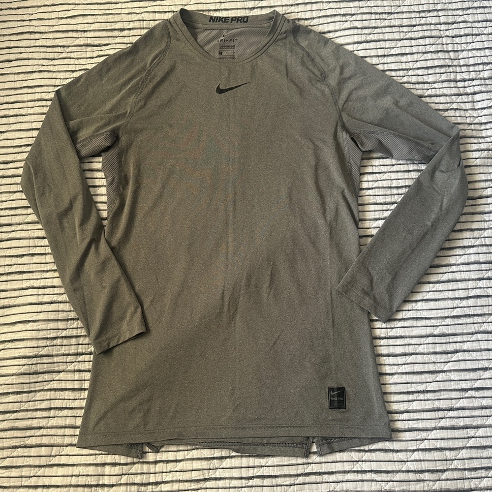 Nike Pro Men's Gray Long Sleeve XL